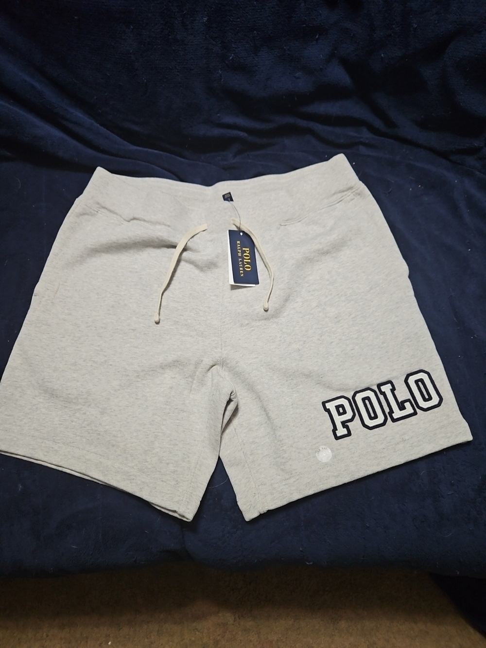 Polo by Ralph Lauren Men’s Light Gray Drawstring Shorts